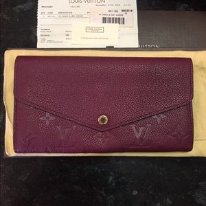 Louis Vuitton Sarah Aurore Empreinte Wallet
